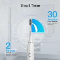 Nandme NX8000 Smart Sonic Electric Toothbrush IPX7 Waterproof Micro Vibration Deep Cleaning Whitener Without Hurting Teeth - Image 6