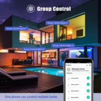 COOLO Tuya 15W 18W WiFi Smart Light Bulb E27 RGB LED Lamp Intelligent Dimmable Warm White Lamp Google Home Alexa Voice Control - Image 4