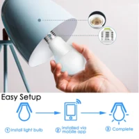Smart Light Lamp Wifi Bulb 15W E27 B22 Dimmable LED Night Light 110V 220V Voice Control Compatible with Amazon Alexa Google Home - Image 3