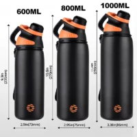 FEIJIAN Thermos With Magnetic Lid Outdoor Sport Stainless Steel Water Bottle Keep Cold Insulated Vacuum Flask 1000ml - Image 5