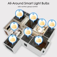 Smart Light Lamp Wifi Bulb 15W E27 B22 Dimmable LED Night Light 110V 220V Voice Control Compatible with Amazon Alexa Google Home - Image 4