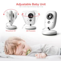 VB603 Video Baby Monitor 2.4G Wireless With 3.2 Inches LCD 2 Way Audio Talk Night Vision Surveillance Security Camera Babysitter - Image 3