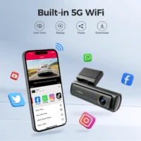 LINGDU AM100 4K Dash Cam GPS ADAS Camera Front Cam 150FOV Car DVR 24H Parking Support Rear Interior Cam WIFI & App Control - Image 2