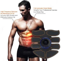 USB Rechargable EMS Muscle Stimulator Electric Massage Therapy Pain Relief Digital Meridian Full Body Massager Fitness - Image 3