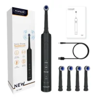 Mornwell T37 Electric Toothbrush Rotation Clean Teeth Adult Teeth Brush Electric Tooth Brush With 4 Extra Replacement Heads - Image 6