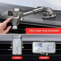 Sucker Car Phone Holder Mount Stand GPS Telefon Mobile Cell Support For iPhone 13 12 11 Pro Xiaomi Huawei Samsung - Image 3