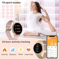 Bluetooth Call Smart Watch Women Custom Dial Steel Watches Men Sports Fitness Tracker Heart Rate Smartwatch For Android IOS G35 - Image 5