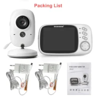 VB603 Video Baby Monitor 2.4G Wireless With 3.2 Inches LCD 2 Way Audio Talk Night Vision Surveillance Security Camera Babysitter - Image 6