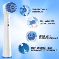 16/20PCS Brush Head nozzles for Braun Oral B Electric Toothbrush Replacement Head Refill Sensitive Floss Cross Action for Oralb - Image 5