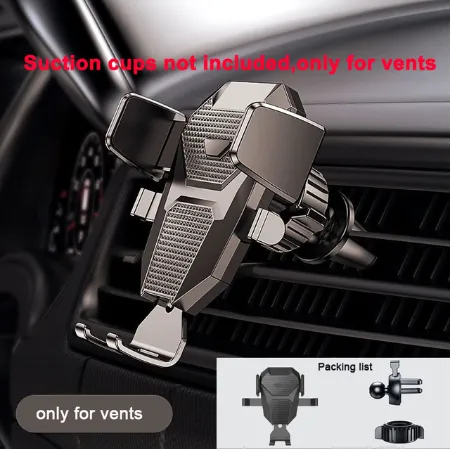No suction cup Black