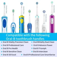 16/20PCS Brush Head nozzles for Braun Oral B Electric Toothbrush Replacement Head Refill Sensitive Floss Cross Action for Oralb - Image 2