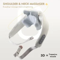 Electric Neck And Back Massager Wireless Neck And Shoulder Kneading Massage Pillow Trapezius Neck Cervical Back Massage Shawl - Image 4
