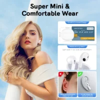 QCY T20 TWS Wireless Earphones Bluetooth 5.3 Earbuds 68ms Low Latency 13mm Driver HIFI Headphones 4 Mics ENC HD Call Headsets - Image 2