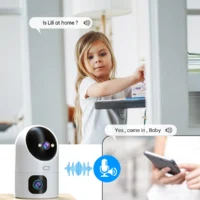 JOOAN 4K PTZ IP Camera 5G WiFi Dual Lens CCTV Security Camera Home Baby Monitor Auto Tracking Color Night Video Surveillance - Image 6
