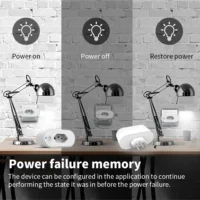 SIXWGH Tuya Wifi Socket Adaptador De Soquete Inteligente 16A Suporte Smart Life App control Alexa Google Home Controle vioce - Image 5