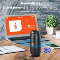 Bluetooth Speaker Dual Speaker Stereo Outdoor Tfusb Playback Fm Voice Broadcasting Portable Subwoofer 50 Wireless Speaker - Image 2