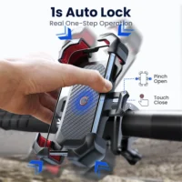 Joyroom Bike Phone Holder 360° View Universal Bicycle Phone Holder for 4.7-7 inch Mobile Phone Stand Shockproof Bracket GPS Clip - Image 3