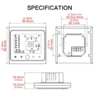 Smart WiFi Thermostat Temperature Controller Water Electric Warm Floor Heating Water Gas Boiler Works with Echo Google Home Tuya - Image 6