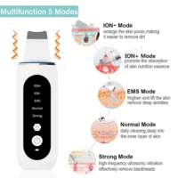 Ultrasonic Skin Scrubber Peeling Blackhead Remover Deep Face Cleaning Ultrasonic Ion Ance Pore Cleaner Facial Shovel Cleanser - Image 5