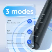 Mornwell T37 Electric Toothbrush Rotation Clean Teeth Adult Teeth Brush Electric Tooth Brush With 4 Extra Replacement Heads - Image 2