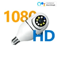 5G Bulb E27 Surveillance Camera Full Color Night Vision Automatic Human Tracking Zoom Indoor Security Monitor Wifi Camera - Image 2