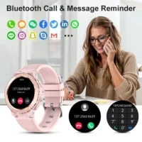 MELANDA Sport Smart Watch Women Bluetooth Call Smartwatch IP68 Waterproof Fitness Tracker Health Monitoring for IOS Android MK60 - Image 5