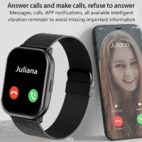 New Smart Watch Men Women Heart Rate Blood Pressure 100 Sports Modes Fitness Tracker Bluetooth Call Smartwatch Man For Xiaomi - Image 3