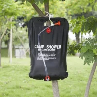 20L Foldable Solar Shower Bag Outdoor Bath Water Bag Camping Sun Compact Heated Water Shower Bags Scrubbing Pool Accessories - Image 2
