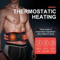 Electric Abdominal Toning Belt EMS Body Slimming Massage Belt Heating Warm Belly Abdomen Muscle Stimulator Fitness Weight Lose - Image 2