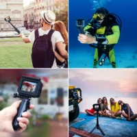 for Gopro Vlog Tripod Foldable Tripod Mini Portable Monopod for Go Pro Hero 11 10 Black Session Osmo Action Camera Accessory - Image 6