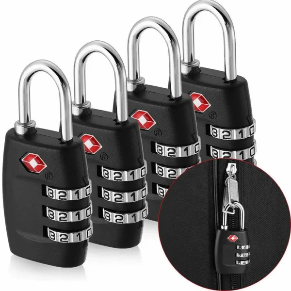 TSA Locks Smart Combination Lock for Travel Luggage Suitcase Anti-theft Code Padlock Customs Password Lock High Security 2023