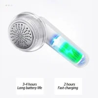 Electric Lint Remover Rechargeable for Clothing Fuzz Remover Sweater Shaver Coat Hair Ball Trimmer Plush Clothing Razor Remover - Image 6