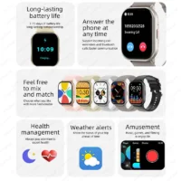New Smart Watch Men Women Heart Rate Blood Pressure 100 Sports Modes Fitness Tracker Bluetooth Call Smartwatch Man For Xiaomi - Image 2