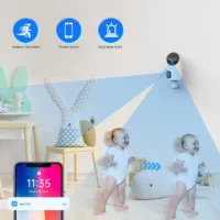 JOOAN 4K PTZ IP Camera 5G WiFi Dual Lens CCTV Security Camera Home Baby Monitor Auto Tracking Color Night Video Surveillance - Image 4
