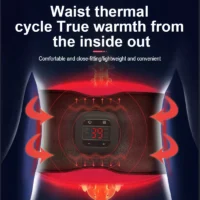 Electric Abdominal Toning Belt EMS Body Slimming Massage Belt Heating Warm Belly Abdomen Muscle Stimulator Fitness Weight Lose - Image 3