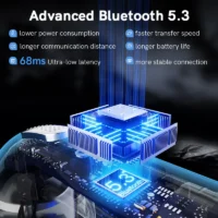 QCY T20 TWS Wireless Earphones Bluetooth 5.3 Earbuds 68ms Low Latency 13mm Driver HIFI Headphones 4 Mics ENC HD Call Headsets - Image 3