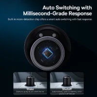 Aroma Diffuser for Car with 60ml Air Freshener with Dual Port Smart Air Diffuser with App Control Baseus for Car Peach Fragrance - Image 2