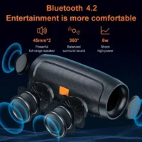 Bluetooth Speaker Dual Speaker Stereo Outdoor Tfusb Playback Fm Voice Broadcasting Portable Subwoofer 50 Wireless Speaker - Image 3