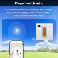 Window Vacuum Robot Cleaner ABIR WD8, Dual Ultrasonic Spray, AI intelligent Wipping, Updated Laser,Smart Home Glass Wall Washing - Image 4