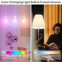 COOLO EWelink WiFi Zigbee Smart LED Light Bulbs 15W 18W E27 Dimmable Lamp Works With Alexa Google Home Smartthings Yandex Alice - Image 2