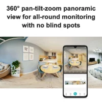 Xiaomi 360° Smart Home Security Camera PTZ 2K Baby Monitor 1296x2304P AI Panoramic Camera HD Night Vision Webcam Work With Mijia - Image 5