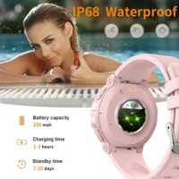 MELANDA Sport Smart Watch Women Bluetooth Call Smartwatch IP68 Waterproof Fitness Tracker Health Monitoring for IOS Android MK60 - Image 4