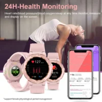MELANDA Sport Smart Watch Women Bluetooth Call Smartwatch IP68 Waterproof Fitness Tracker Health Monitoring for IOS Android MK60 - Image 3