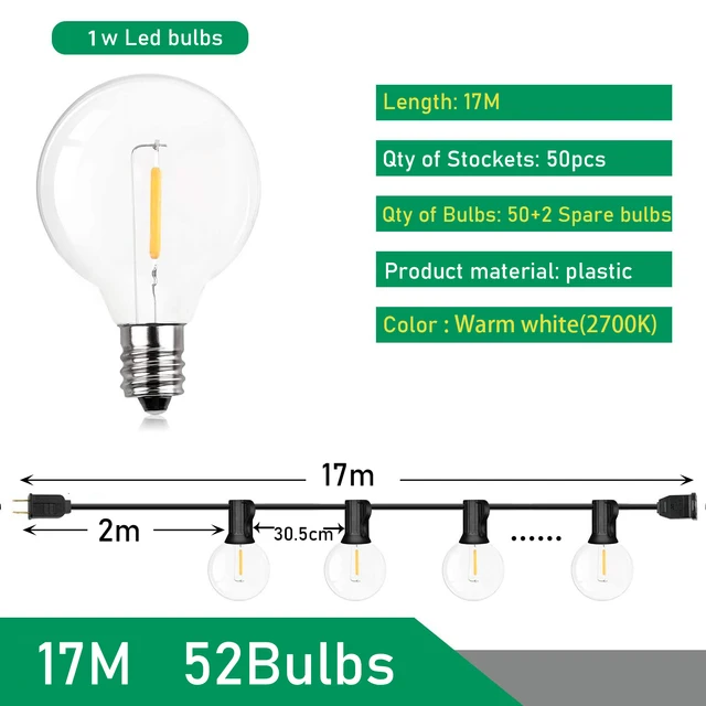 17M 52Bulbs