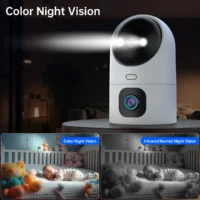 JOOAN 4K PTZ IP Camera 5G WiFi Dual Lens CCTV Security Camera Home Baby Monitor Auto Tracking Color Night Video Surveillance - Image 5