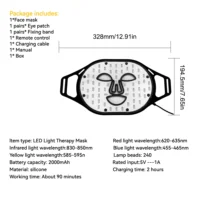 Lescolton New Red Led Light Therapy Infrared Flexible Soft Mask Silicone 4 Color Led Therapy Anti Aging Advanced Photon Mask - Image 6