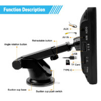 Universal 7-inch Touchscreen Car MP5 Player with Wireless Apple CarPlay & Android Auto - Image 9
