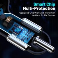 66W 4-Port Fast Charging USB Car Charger with Quick Charge 3.0 - Image 4