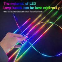 Universal 18-in-1 LED Car Ambient Light Strips with App Control - Image 4
