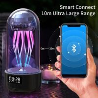 Creative Jellyfish Bluetooth Speaker with RGB Lighting and 2000mAh Battery - Image 3